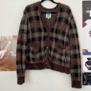 UNIF Brown Ty Cardigan